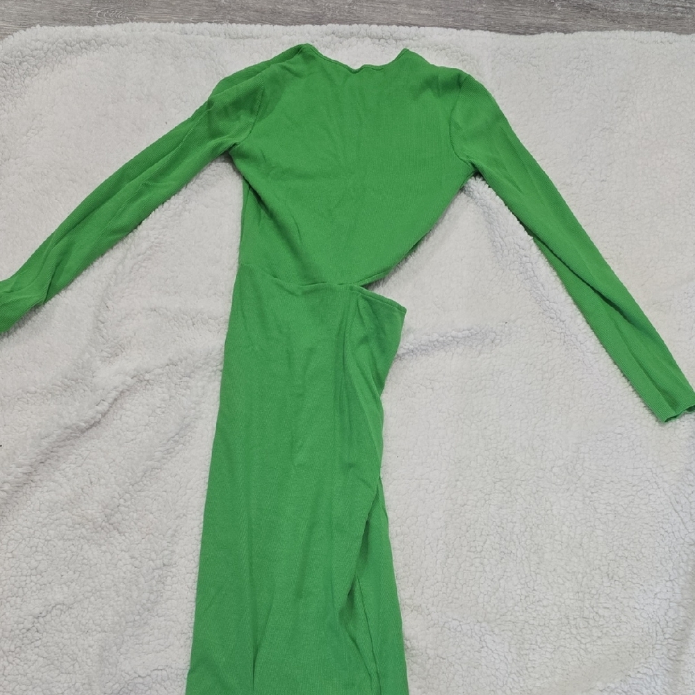 Only Asymmetrical Green Dress